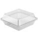 GET EC-10 9" x 9" x 3 1/2" Clear Customizable Reusable Eco-Takeouts Container - 12/Case Main Thumbnail 2