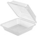 GET EC-10 9" x 9" x 3 1/2" Clear Customizable Reusable Eco-Takeouts Container - 12/Case Main Thumbnail 3