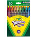 A box of 30 Crayola Twistables colored pencils.