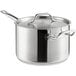 A Vigor stainless steel sauce pan with lid.