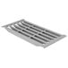 A grey plastic grate for Cambro Basics Plus shelves on a white background.