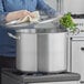 Vigor 40 Qt. Heavy-Duty Stainless Steel Aluminum-Clad Stock Pot with Cover Main Thumbnail 1