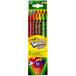 A yellow box of Crayola Twistables 12 assorted colored pencils.