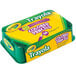 A Crayola Trayola box of 54 colored pencils with green and yellow text on a yellow label.