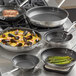 Vigor 16" Stainless Steel Non-Stick Fry Pan with Aluminum-Clad Bottom, Excalibur Coating, and Helper Handle Main Thumbnail 5