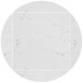 Art Marble Furniture Q401 51" Round / 36" x 36" Carrera White Drop Leaf Quartz Tabletop Main Thumbnail 1