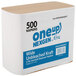 OneUp by Choice Kraft Wide Interfold 6 1/2" x 8 1/2" Dispenser Napkin - 6000/Case Main Thumbnail 6