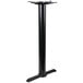 A Lancaster Table & Seating black cast iron bar height end column table base.