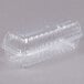 Dart C99HT1 ClearSeal 9 7/8" x 5" x 3 1/2" Hinged Lid Plastic Hoagie Container - 100/Pack Main Thumbnail 2