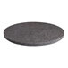 An Art Marble Furniture round storm gray quartz table top.