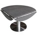 Art Marble Furniture Q405 51" Round / 36" x 36" Storm Gray Drop Leaf Quartz Tabletop Main Thumbnail 3