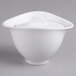 A Villeroy & Boch white porcelain sugar bowl with a lid.