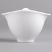 A Villeroy & Boch white porcelain sugar bowl with a lid.