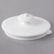 A white Villeroy & Boch porcelain teapot lid with a round knob.