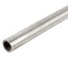 A close-up of an Avantco stainless steel gas pipe.