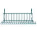 A green Metro SmartWall G3 dish wash task station rack with hooks.