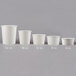 Choice 8 oz. White Double Poly-Coated Paper Food Cup with Vented Plastic Lid - 250/Case Main Thumbnail 4