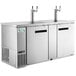 Avantco UDD-3-HC-S Stainless Steel Kegerator / Beer Dispenser with (2) 2 Tap Towers - (3) 1/2 Keg Capacity Main Thumbnail 2