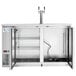 Avantco UDD-2-HC-S Stainless Steel Kegerator / Beer Dispenser with (1) 2 Tap Tower - (2) 1/2 Keg Capacity Main Thumbnail 5