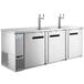 Avantco UDD-4-HC-S Stainless Steel Kegerator / Beer Dispenser with (2) 2 Tap Towers - (4) 1/2 Keg Capacity Main Thumbnail 3