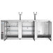 Avantco UDD-4-HC-S Stainless Steel Kegerator / Beer Dispenser with (2) 2 Tap Towers - (4) 1/2 Keg Capacity Main Thumbnail 5