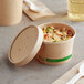 EcoChoice Kraft Paper Food Cup with Vented Lid 8 oz. - 25/Pack