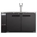 Avantco UDD-2-HC Black Kegerator / Beer Dispenser with (1) 2 Tap Tower - (2) 1/2 Keg Capacity Main Thumbnail 6
