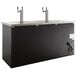 Avantco UDD-3-HC Black Kegerator / Beer Dispenser with (2) 2 Tap Towers - (3) 1/2 Keg Capacity Main Thumbnail 4