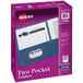 Avery® Letter Size 2-Pocket Dark Blue Paper Folder - 25/Box Main Thumbnail 1