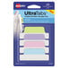 A package of Avery Ultra Tabs in pastel colors with a gray border.