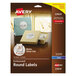 Avery® 22824 Easy Peel 2" Silver Embossed Matte Round Foil Labels - 96/Pack Main Thumbnail 1