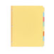 Avery® 11509 Write-On 8-Tab Multi-Color Paper Divider Set - 24/Box Main Thumbnail 1