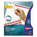 Avery® 11493 Big Tab Index Maker 8-Tab Divider Set with Clear Label Strip - 5/Pack Main Thumbnail 1