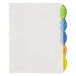 Avery® Style Edge Translucent Plastic 5-Tab Multi-Color Insertable Dividers Main Thumbnail 2