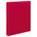 A red Avery Durable Non-View Binder with a white background.