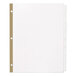 A white file with 8 white Avery tab dividers.