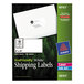 Avery® 48163 EcoFriendly 2" x 4" White Easy Peel Shipping Labels - 1000/Box Main Thumbnail 1