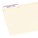 Avery® 5666 TrueBlock 2/3" x 3 7/16" Purple File Folder Labels - 750/Pack Main Thumbnail 2