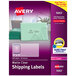Avery® 5663 2" x 4" Easy Peel Matte Clear Shipping Labels - 500/Box Main Thumbnail 1