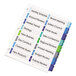 Avery® 11320 Ready Index 16-Tab Double-Column Multi-Color Table of Contents Dividers Main Thumbnail 2