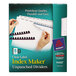 Avery® 11432 Index Maker 8-Tab Unpunched Divider Set with Clear Label Strips - 5/Pack Main Thumbnail 1