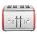 KitchenAid KMT4115ER Empire Red Four Slice Toaster with Manual Lift Main Thumbnail 3