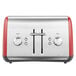 KitchenAid KMT4115ER Empire Red Four Slice Toaster with Manual Lift Main Thumbnail 4