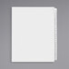 Avery® 1700 8 1/2" x 11" Allstate-Style Collated Legal Exhibit A-Z Single Letter Tab Dividers Main Thumbnail 1