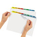 Avery® 11424 Index Maker 8-Tab Multi-Color Divider Set with Clear Label Strip - 25/Pack Main Thumbnail 3