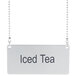 Coffee Chafer Name Plate - "Iced Tea" Main Thumbnail 1