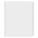 Avery® 11421 Index Maker 5-Tab White Divider Set with Clear Label Strip for Copiers - 5/Pack Main Thumbnail 2