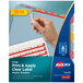Avery® 11433 Index Maker 8-Tab Multi-Color Translucent Plastic Divider Set with Clear Label Strip Main Thumbnail 1