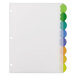 Avery® Style Edge Translucent Plastic 8-Tab Multi-Color Insertable Dividers Main Thumbnail 2
