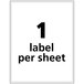 Avery® 60507 UltraDuty 8 1/2" x 11" GHS Chemical Labels for Laser Printers - 500/Case Main Thumbnail 2